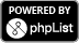 powered by phpList 3.6.17, &copy; phpList ltd